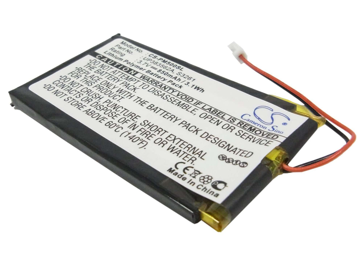 3.7V, Li-Polymer, 850mAh, PDA battery fits Palm, Ia1tb12b1, Workpad 8602-10u, Workpad C500, 3.15Wh PDA, Pocket PC Cameron Sino Technology Limited