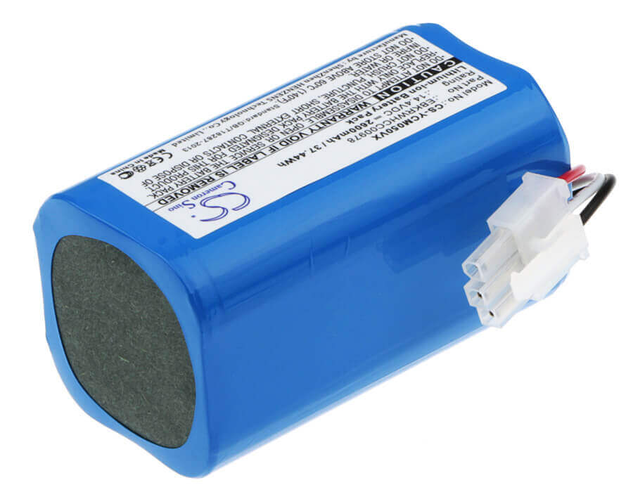 14.4V, Li-ion, 2600mAh, Vacuum battery fits Yujin Robot, Iclebo, Arte, Arte Ycr-m05, Light, 37.44Wh Vacuum Cameron Sino Technology Limited