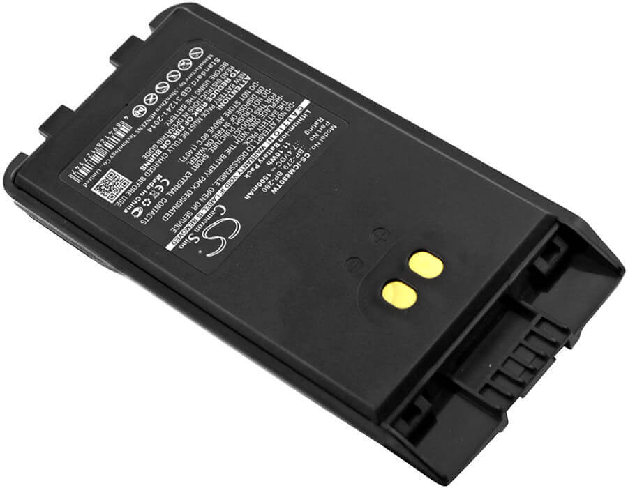 Two-Way Radio Battery For Bearcom & Icom F1000, F1000d, F1000s 7.4v, 1500mah - 11.10wh Two-Way Radio Cameron Sino Technology Limited
