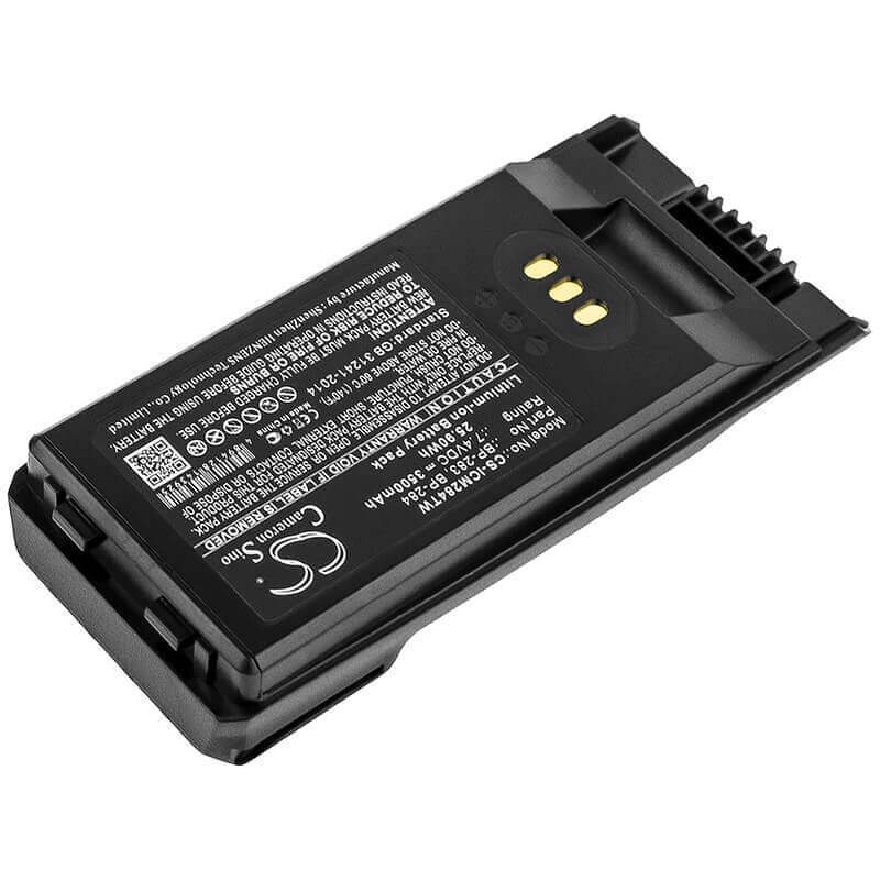 7.4V, Li-ion, 3500mAh, Two-Way Radio battery fits Icom, Bp-283, Ic-f3400, Ic-f3400d, 25.9Wh Two-Way Radio Cameron Sino Technology Limited