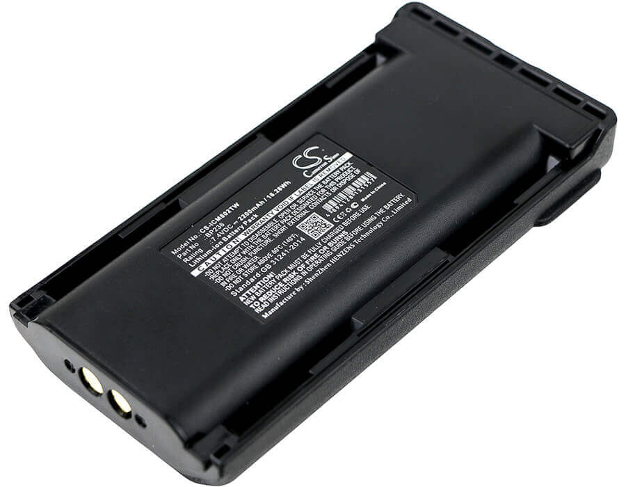 7,4V, Li-ion, 2200mAh, Batterie pour radio bidirectionnelle compatible avec Icom, Bp235, Ic-f70, Ic-f70d, 16,28Wh Radio bidirectionnelle Cameron Sino Technology Limited