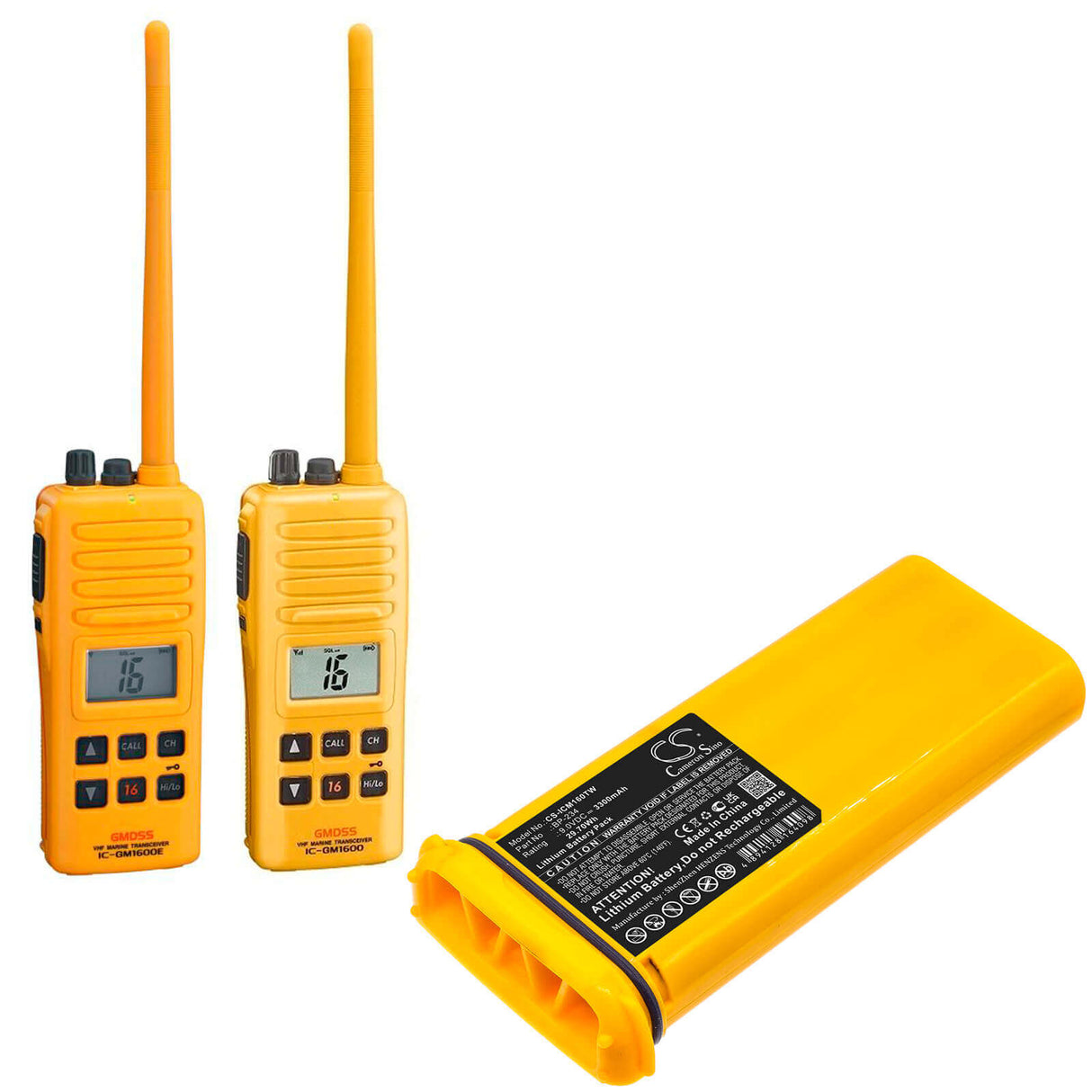 9.0V, Lithium, 3300mAh, Two-Way Radio battery fits Icom, Bp-234, Ic-gm1600, Ic-gm1600e, 29.7Wh Two-Way Radio Cameron Sino Technology Limited