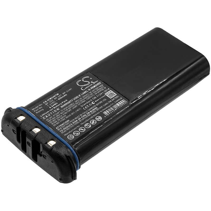 7.2V, Li-ion, 950mAh, Two-Way Radio battery fits Icom, Bp-224h, Ic-gm1600, Ic-gm1600e, 6.84Wh Two-Way Radio Cameron Sino Technology Limited