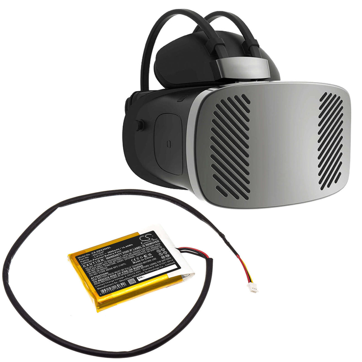 Batterie VR pour Idealens, K2, K2+ 3.8v, 3800mah - 14.44wh VR Cameron Sino Technology Limited