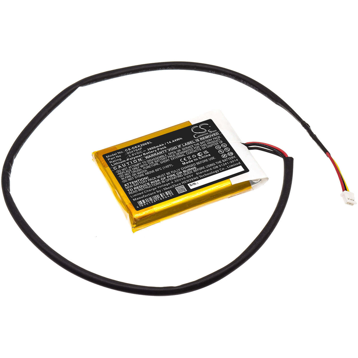 Batterie VR pour Idealens, K2, K2+ 3.8v, 3800mah - 14.44wh VR Cameron Sino Technology Limited