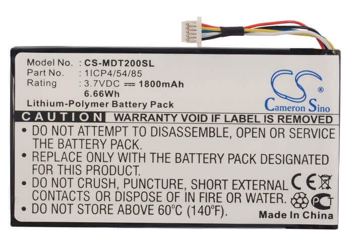 Barcode Scanner Battery For Ieimobile Modat-200 3.7v, 1800mah - 6.66wh Barcode Scanner Cameron Sino Technology Limited