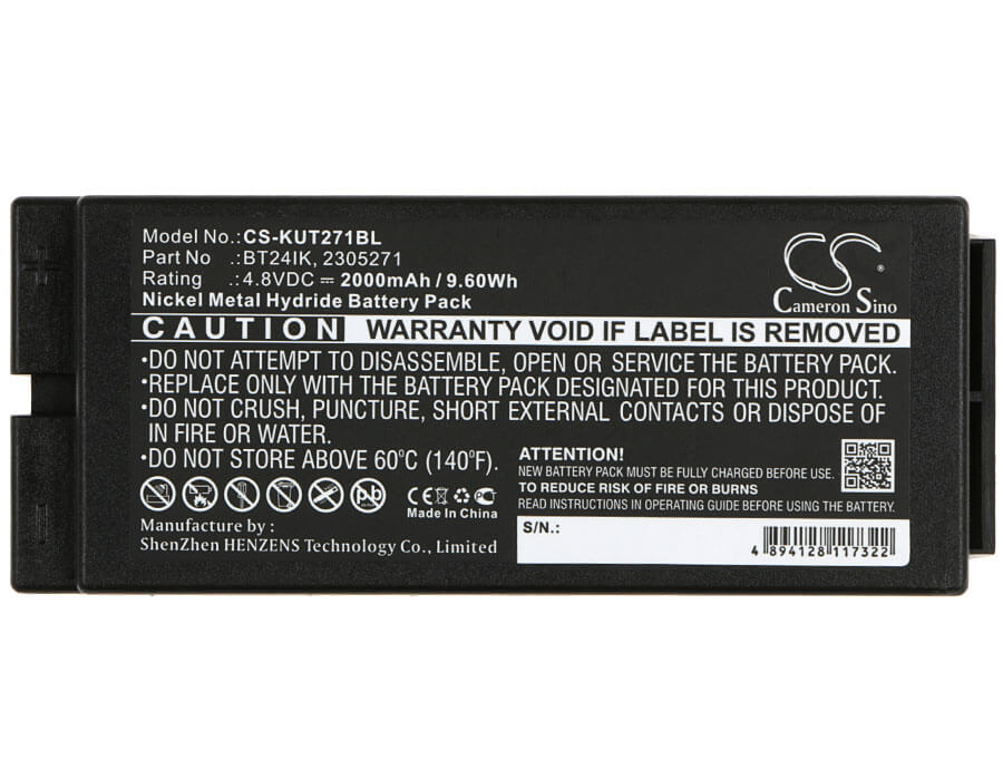 Crane Remote Battery For Ikusi Bt20k, Bt24ik, Tm70/3, Tm70/8, 4.8v, 2000mah - 9.60wh Crane Remote Control Cameron Sino Technology Limited
