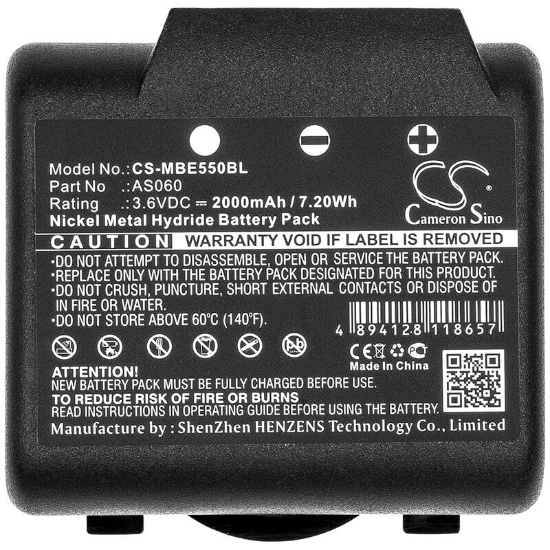 Batterie de grue pour Imet, Be5500, M550s Thor, M550s Zeus 3.6v, 2000mah - 7.20wh Télécommande de grue Cameron Sino Technology Limited
