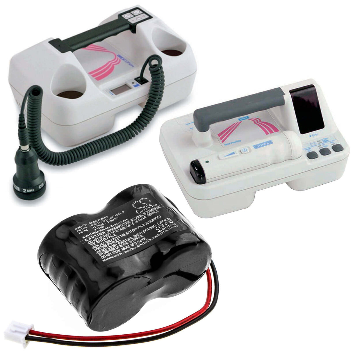 12.0V, Ni-MH, 230mAh, Medical battery fits Imex, Avt100100, 421, Br0024, 2.76Wh Medical Cameron Sino Technology Limited (Medical)