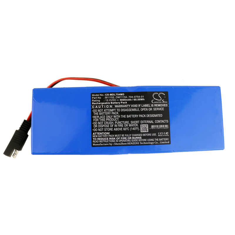 12.0V, Sealed Lead Acid, 5000mAh, Medical battery fits Impact Medical, 817392021571, 326, 326 Portable Aspirator, 60.00Wh Medical Cameron Sino Technology Limited (Medical)
