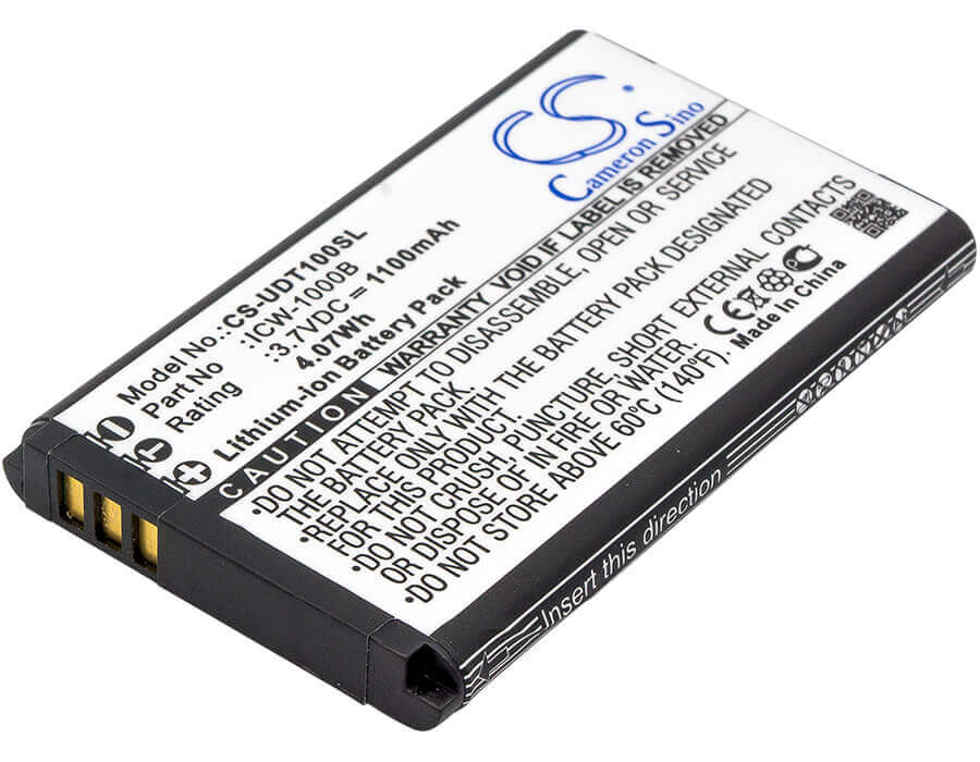 3,7V, Li-ion, 1100mAh, batterie de téléphone sans fil compatible avec Incom, Icw-1000b, 4,07Wh téléphone sans fil Cameron Sino Technology Limited (Suspendu)