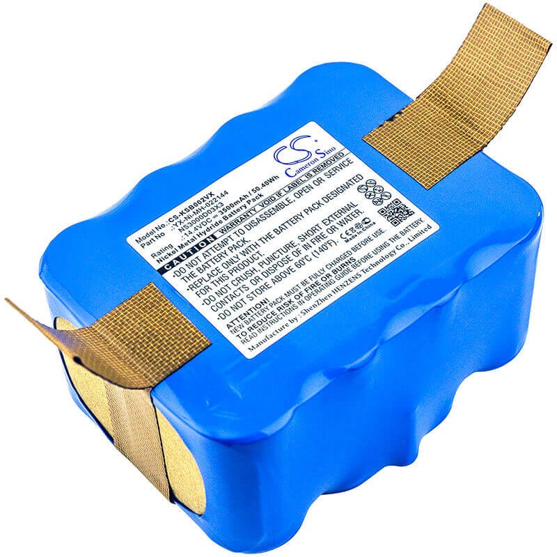 14.4V, Ni-MH, 3500mAh, Vacuum battery fits Dite International, Fun Beat, A325 Mini, 50.40Wh Vacuum Cameron Sino Technology Limited