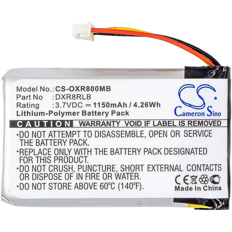 Babyphone Battery For Infant Optics, Dxr-8 3.7v, 1150mah - 4.26wh BabyPhone Cameron Sino Technology Limited