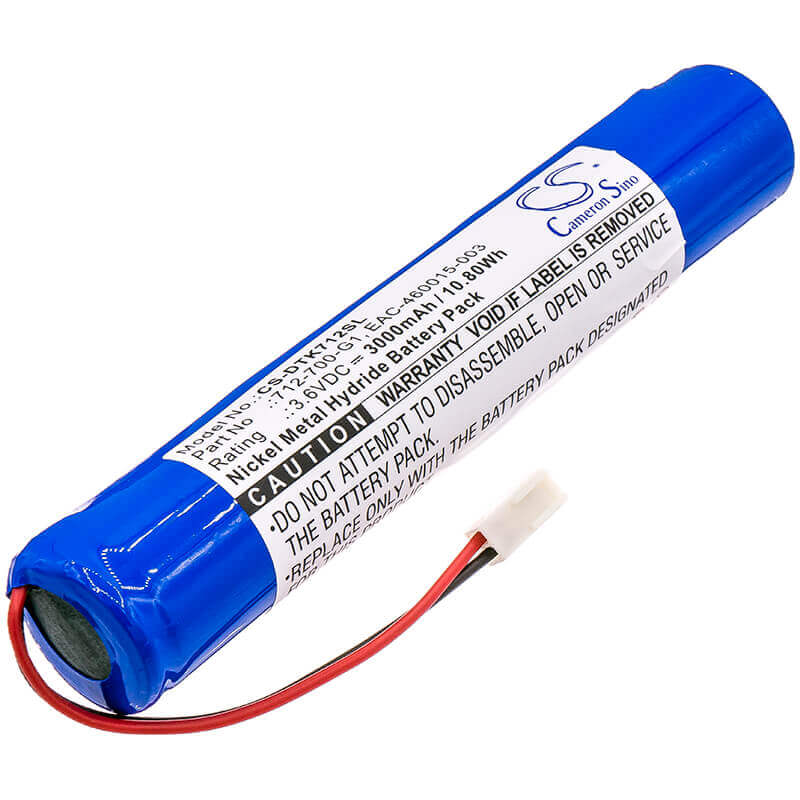 3.6V, Ni-MH, 3000mAh, Batterie d'équipement compatible avec Inficon, 712-700-g1, Compass et D-TEK CO2 Refriger, D-tek Select Refrigerant Leak, 10.8Wh Équipement, Enquête, Test Cameron Sino Technology Limited