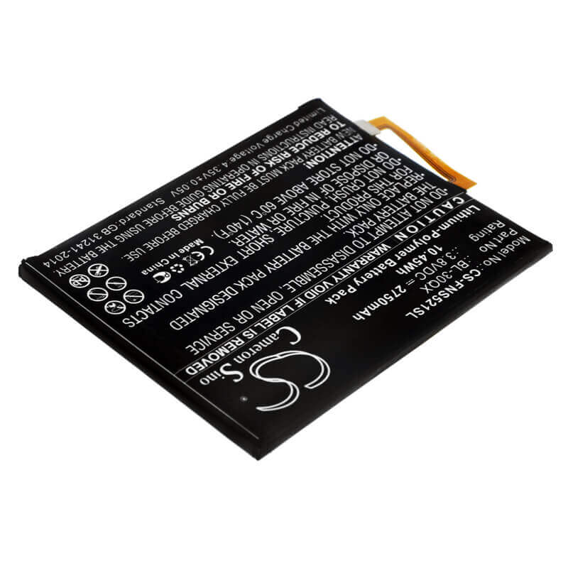 3,8V, Li-Polymère, 2750mAh, batterie de smartphone compatible avec Infinix, Bl-30qx, Hot S, S521, 10,45Wh Mobile, SmartPhone Cameron Sino Technology Limited (Suspendu)