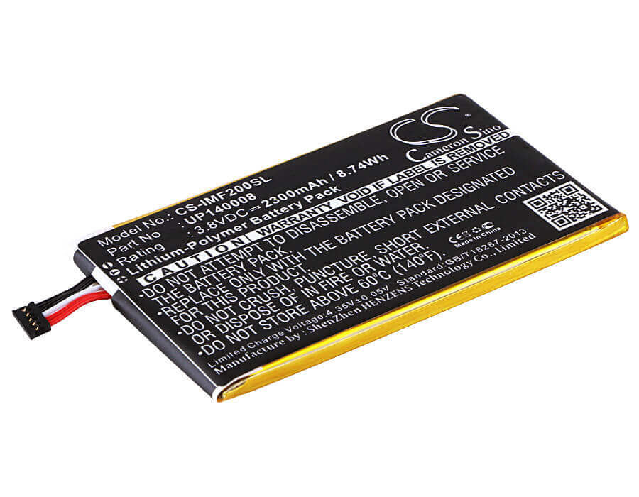 3.8V, Li-Polymer, 1800mAh, SmartPhone battery fits Infocus, Up140008, M2, 6.84Wh Mobile, SmartPhone Cameron Sino Technology Limited (Smartphone)