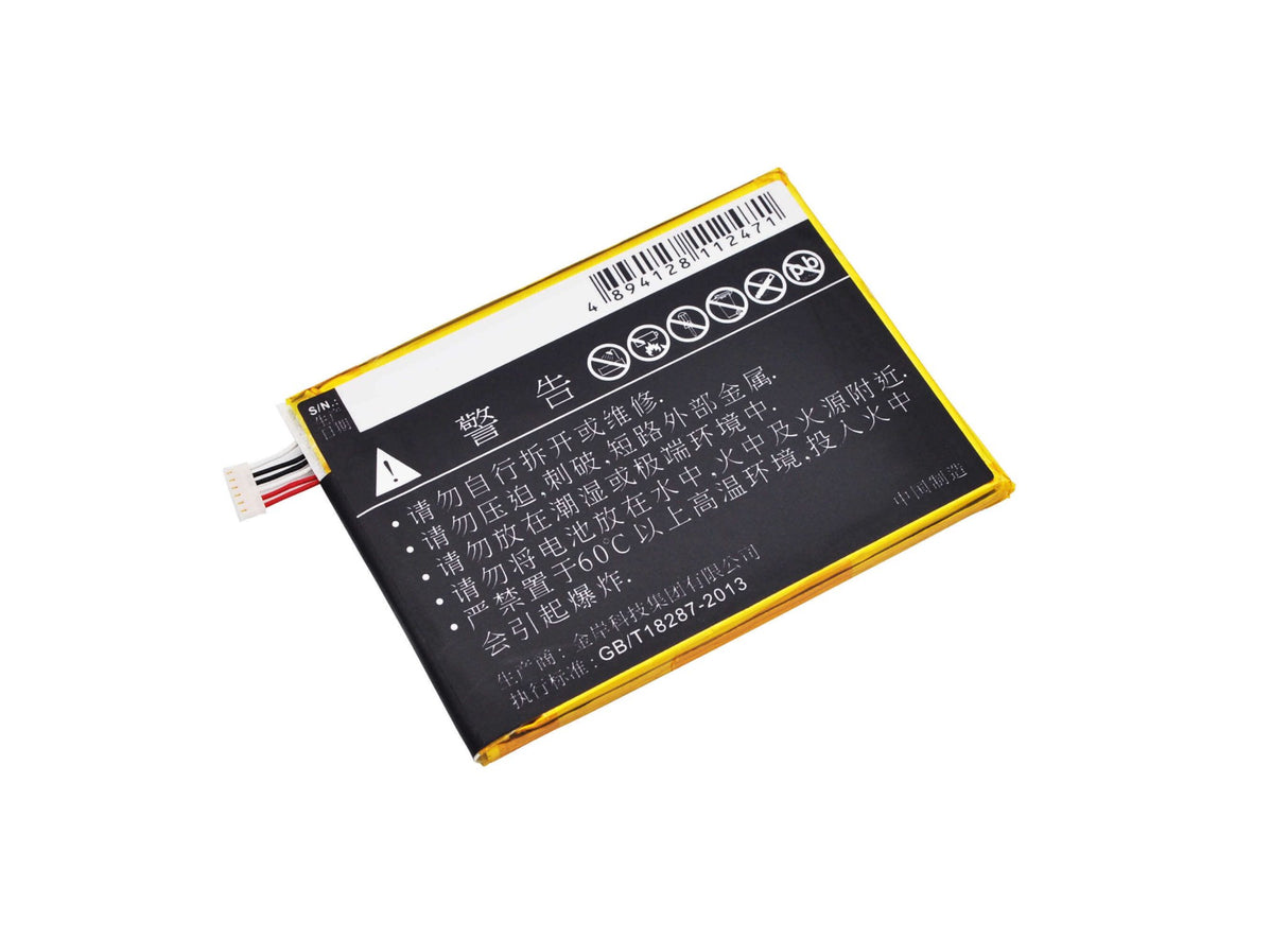 3.8V, Li-Polymer, 2400mAh, SmartPhone battery fits Infocus, Up130039, M521, 9.12Wh Mobile, SmartPhone Cameron Sino Technology Limited (Smartphone)