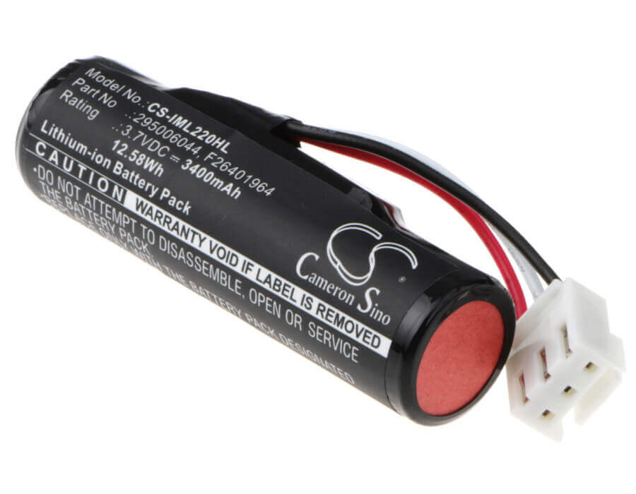 3.7V, Li-ion, 3400mAh, Payment Terminal battery fits Rea Card, Newland, Ingenico, 295006044, Iwe280, Iwl220, 12.58Wh Payment Terminal Cameron Sino Technology Limited
