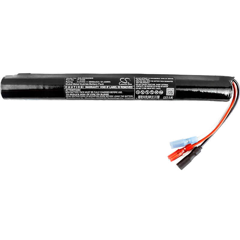 6.0V, Ni-MH, 3500mAh, Medical battery fits Innomed, P-0466, Ecg Heartscreen 80g, Heartscreen 112b, 21.00Wh Medical Cameron Sino Technology Limited (Medical)