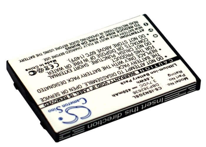 3.7V, Li-ion, 450mAh, Media Player battery fits Insignia, Dbp382636, Ns-da1g, Ns-da2g 1gb, 1.67Wh Media Player Cameron Sino Technology Limited