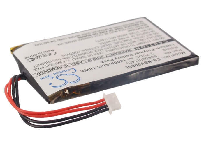 3,7V, Li-Polymère, 1400mAh, batterie GPS compatible avec Insignia, 604060(140), Ns-ncv20, 5,18Wh GPS, Navigator Cameron Sino Technology Limited