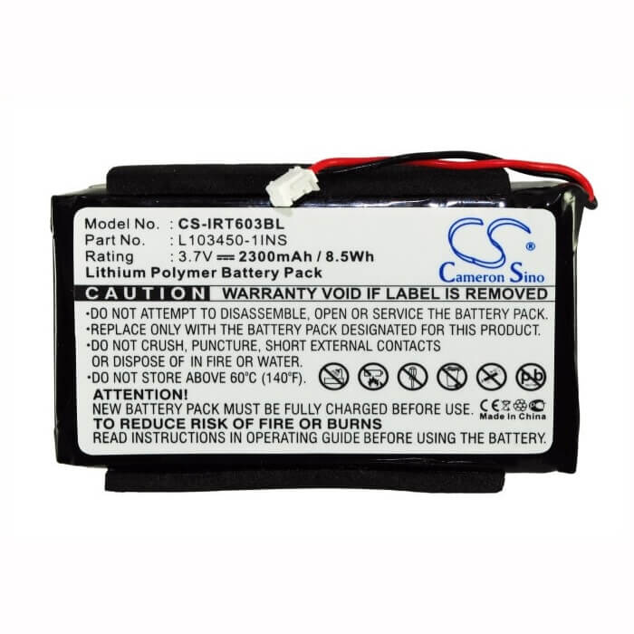 Barcode Scanner Battery For Intermec 600, 601, 603 3.7v, 2300mah - 8.51wh Barcode Scanner Cameron Sino Technology Limited