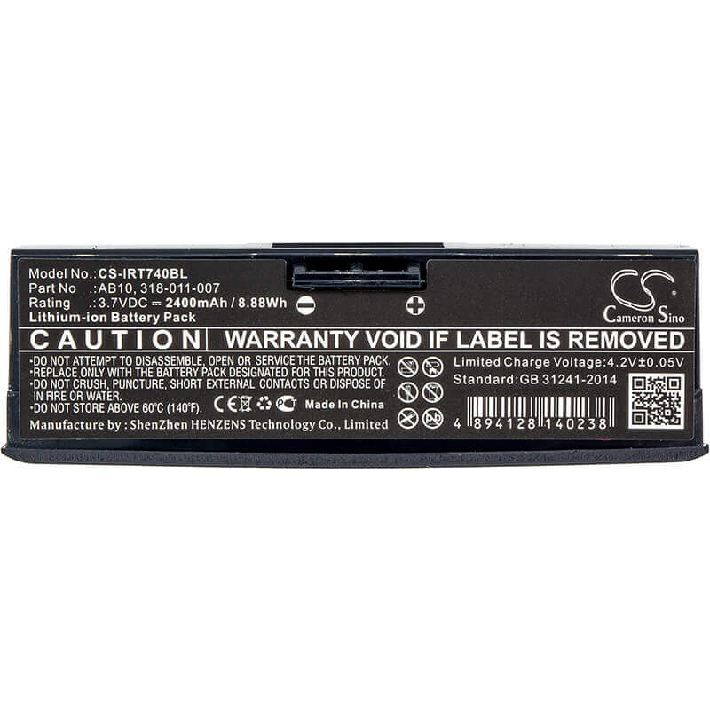 Barcode Scanner Battery For Intermec, 700 Mono, 730 Color, 3.7v, 2400mah - 16.28wh Barcode Scanner Cameron Sino Technology Limited