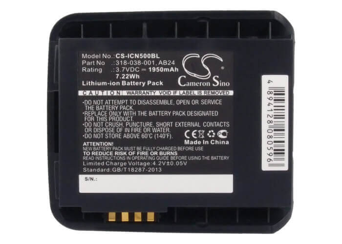Barcode Scanner Battery For Intermec Cn50, Cn51 3.7v, 1950mah - 7.22wh Barcode Scanner Cameron Sino Technology Limited