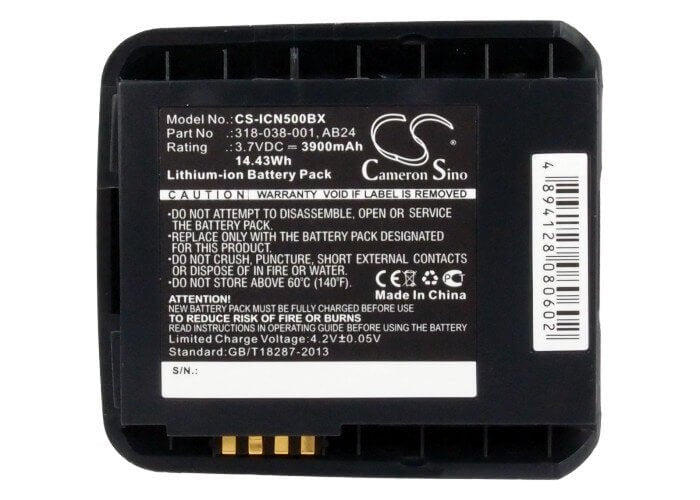 Barcode Scanner Battery For Intermec Cn50, Cn51 3.7v, 3900mah - 14.43wh Barcode Scanner Cameron Sino Technology Limited