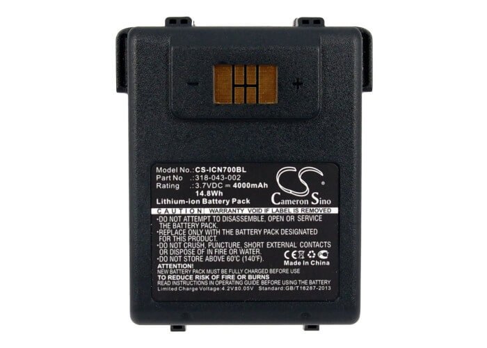 Barcode Scanner Battery For Intermec Cn70, Cn70e 3.7v, 4000mah - 14.80wh Barcode Scanner Cameron Sino Technology Limited