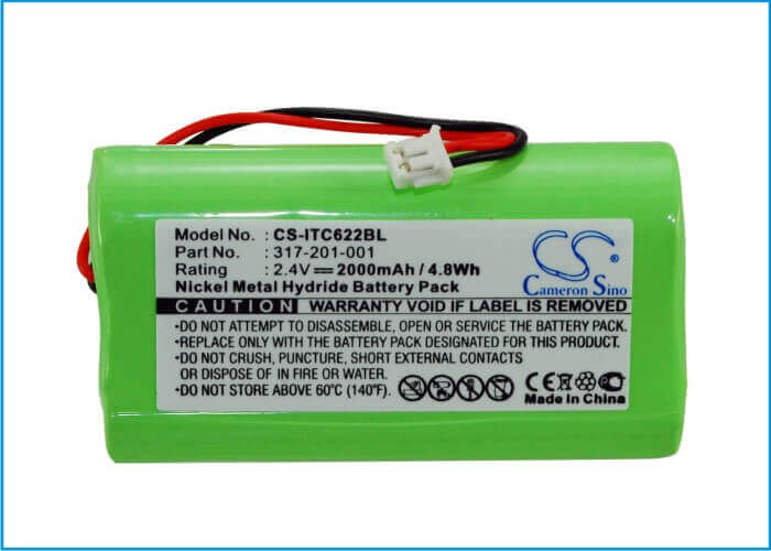 Barcode Scanner Battery For Intermec Norand 6210, Norand 6212, Norand 6220 2.4v, 2000mah - 4.80wh Barcode Scanner Cameron Sino Technology Limited