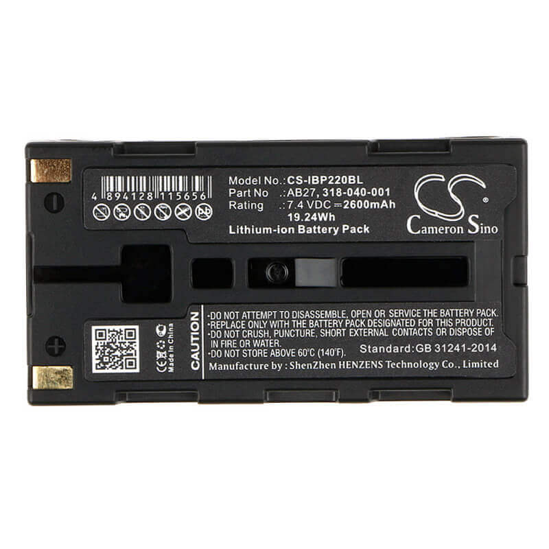 Barcode Scanner Battery For Intermec Pb2, Pb3 7.4v, 2600mah - 19.24wh Barcode Scanner Cameron Sino Technology Limited
