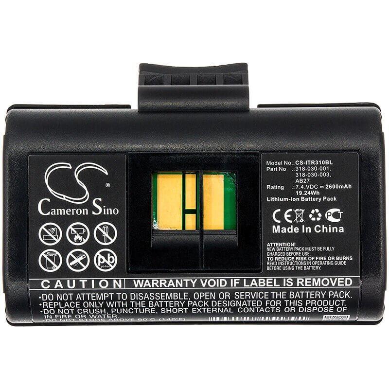 7.4V, Li-ion, 2600mAh, Batterie d'imprimante portable compatible avec Intermec, 318-030-001, Pb21, Pb22, 19.24Wh Imprimante portable Cameron Sino Technology Limited