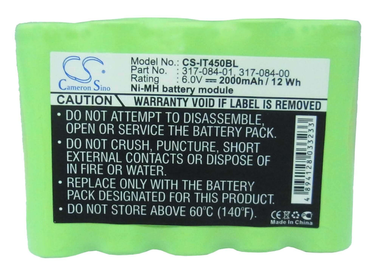 Barcode Scanner Battery For Intermec Pen Key 6210, Pen Key 4000, Pen Key 4500 6.0v, 2000mah - 12.00wh Barcode Scanner Cameron Sino Technology Limited
