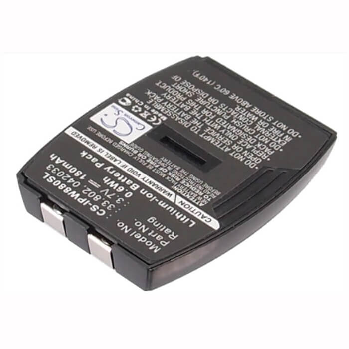 3.7V, Li-ion, 180mAh, Headset battery fits Ipn, 42033, Emotion W880, 0.67Wh Wireless Headset Cameron Sino Technology Limited