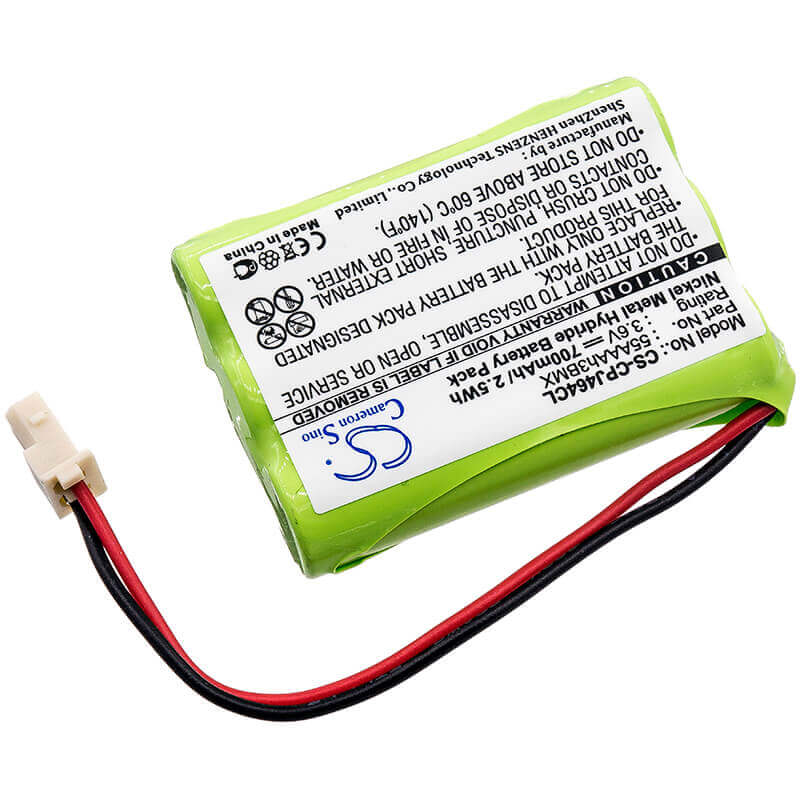 Battery For Iq-nimh-001 Optex Ivision Wireless Two-way Intercom System 3.6v, 700mah - 2.52wh BabyPhone Cameron Sino Technology Limited