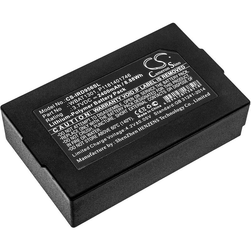 3,7V, Li-Polymer, 2400mAh, batterie de téléphone satellite compatible avec Iridium, P1181401746, 9560, Go, 8,88Wh téléphone satellite Cameron Sino Technology Limited