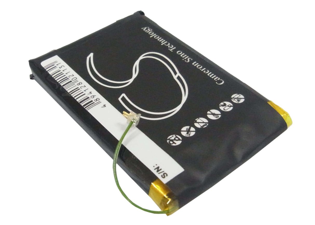 3.7V, Li-Polymer, 950mAh, Media Player battery fits Iriver, Kepjgjbje, Clix 2 2gb, Clix 2 4gb, 3.52Wh Media Player Cameron Sino Technology Limited
