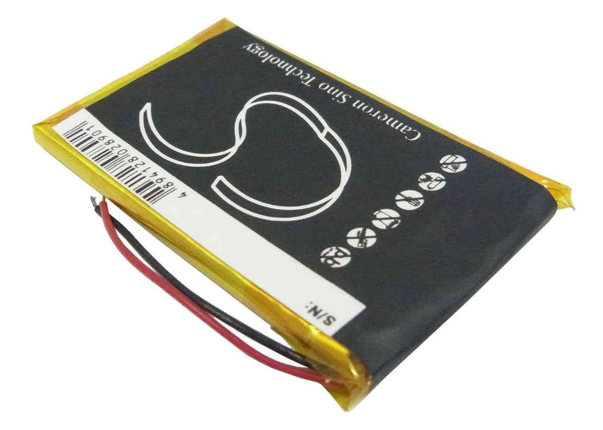 3.7V, Li-Polymer, 350mAh, Media Player battery fits Iriver, 9021701102n, E50 4g, E50 8g, 1.3Wh Media Player Cameron Sino Technology Limited (Suspended)