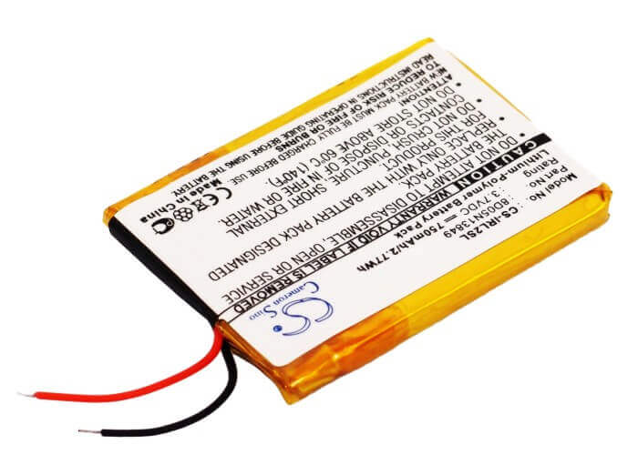 3.7V, Li-Polymer, 750mAh, Media Player battery fits Iriver, 8d05n13849, 1lp4blk, 1lp4pnk, 2.78Wh Media Player Cameron Sino Technology Limited