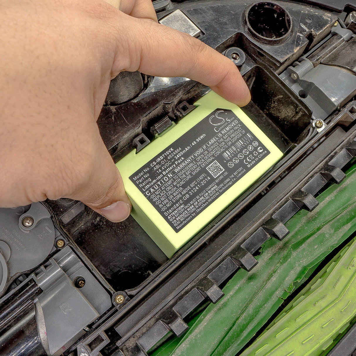 14.4V, Li-ion, 3400mAh, Vacuum battery fits Irobot, 5150, 7150, 7550, 48.96Wh Vacuum Cameron Sino Technology Limited