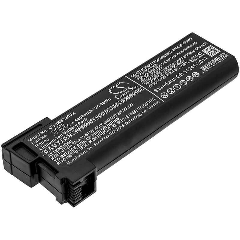 7.2V, Li-ion, 4000mAh, Vacuum battery fits Irobot, Looj 330, Looj 330 Gutter Cleaning Robot, 28.80Wh Vacuum Cameron Sino Technology Limited