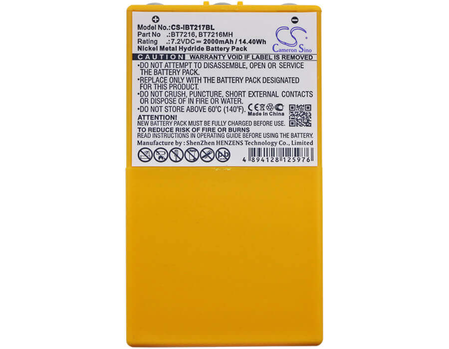 Crane Remote Battery For Itowa Boggy, Combi Caja Spohn 7.2v, 2000mah - 14.40wh Crane Remote Control Cameron Sino Technology Limited
