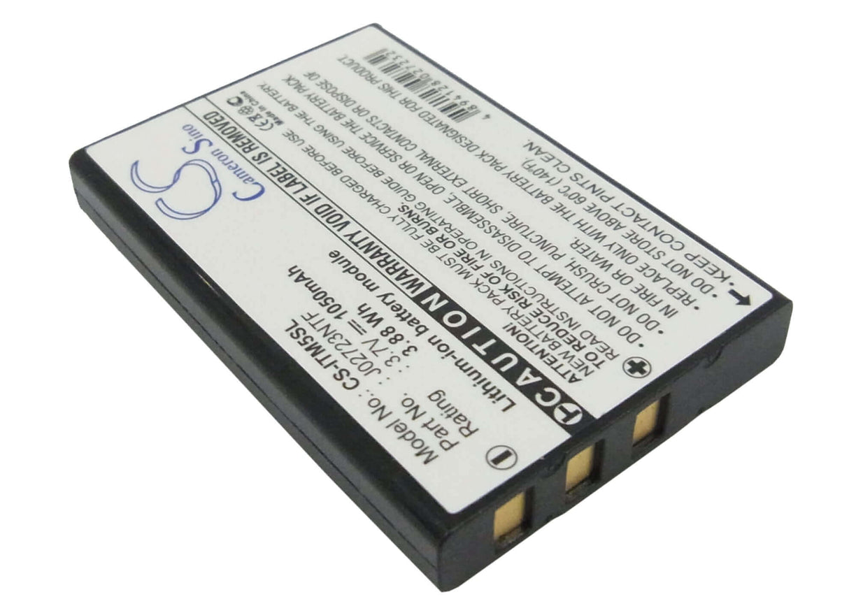 3,7V, Li-ion, 1050mAh, batterie GPS compatible avec I-blue, I.trek, M5, M5 Bt Gps, 3,89Wh GPS, Navigator Cameron Sino Technology Limited