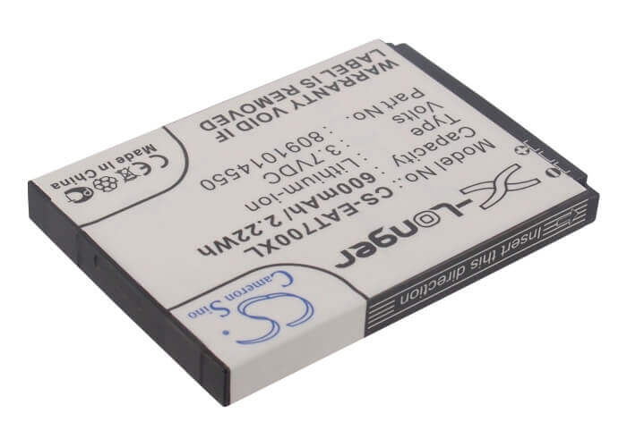 3.7V, Li-ion, 600mAh, SmartPhone battery fits Itt, 8091014550, Easy 7, 2.22Wh Mobile, SmartPhone Cameron Sino Technology Limited (Smartphone)