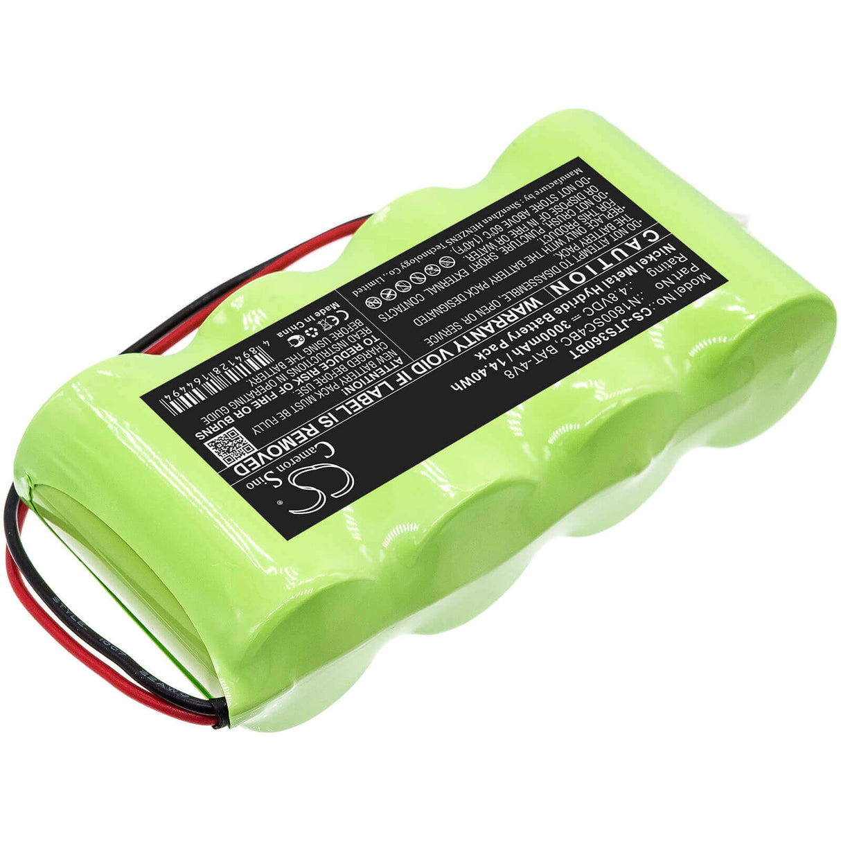 Ni-MH, Alarm Battery For Jablotron, Os-360a, Os-365a 4.8v, 3000mah - 14.40wh Alarm System Cameron Sino Technology Limited