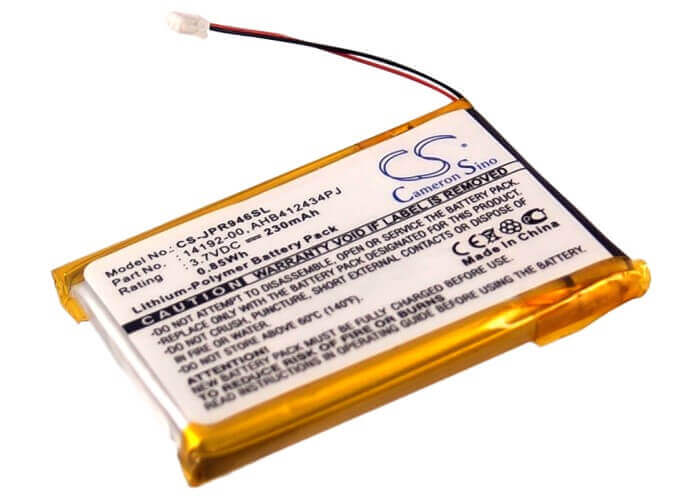 3.7V, Li-Polymer, 230mAh, Headset battery fits Jabra, 14192-00, Pro 9400, Pro 9400sh, 0.85Wh Wireless Headset Cameron Sino Technology Limited