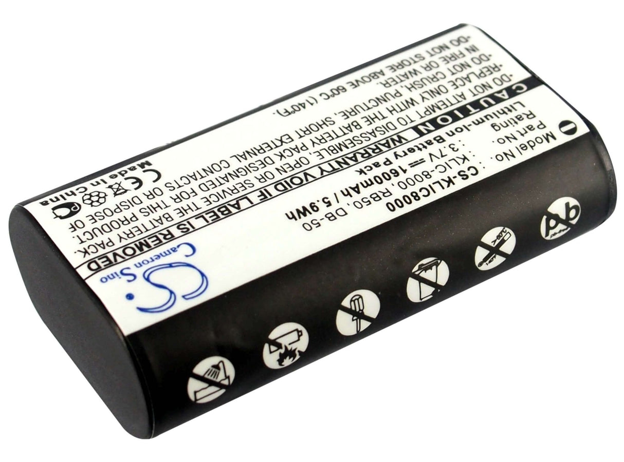 Camera Battery For Jay-tech Jay-cam I4800 3.7v, 1600mah - 5.92wh Camera Cameron Sino Technology Limited (Camera)