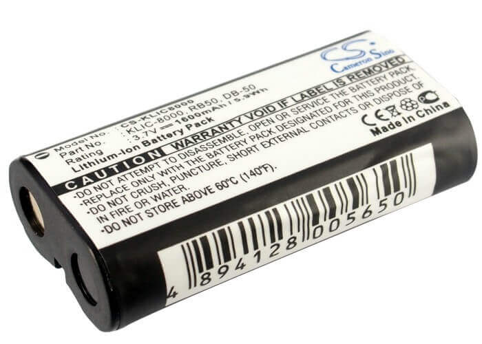 Camera Battery For Jay-tech Jay-cam I4800 3.7v, 1600mah - 5.92wh Camera Cameron Sino Technology Limited (Camera)