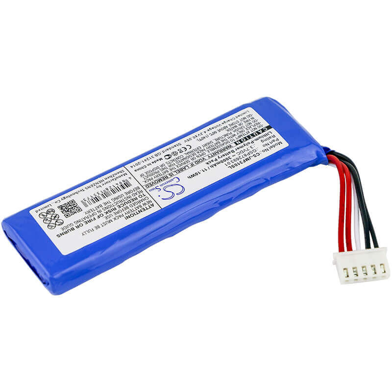 3.7V, Li-Polymer, 3000mAh, Speaker battery fits Jbl, Flip 4, Flip 4 Special Edition, 11.10Wh Speaker Cameron Sino Technology Limited
